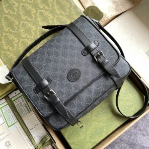 GG Messenger bag black GG Supreme - GB005