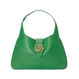 Aphrodite medium shoulder bag Green Leather - GB023