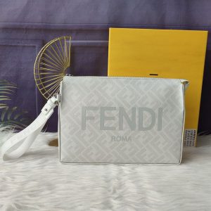 Clutch Pack White FF fabric pouch - FB032