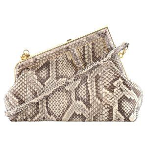 Fendi First Small Natural python leather bag - FB016