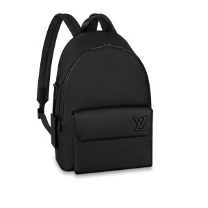 Takeoff Backpack Black grained calf leather - LB032