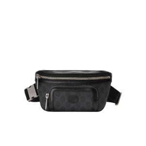 Belt bag with Interlocking G Black leather details - GB145