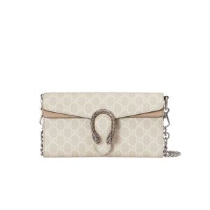Dionysus small shoulder bag Beige and white