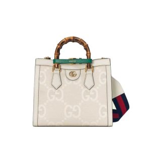 Gucci Diana jumbo GG small tote bag Off-white and ivory - GB173