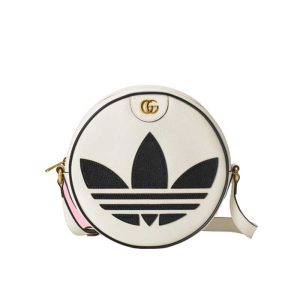 adidas x Gucci Ophidia shoulder bag White leather - GB092