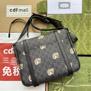 Gucci Tiger Print Messenger Bag